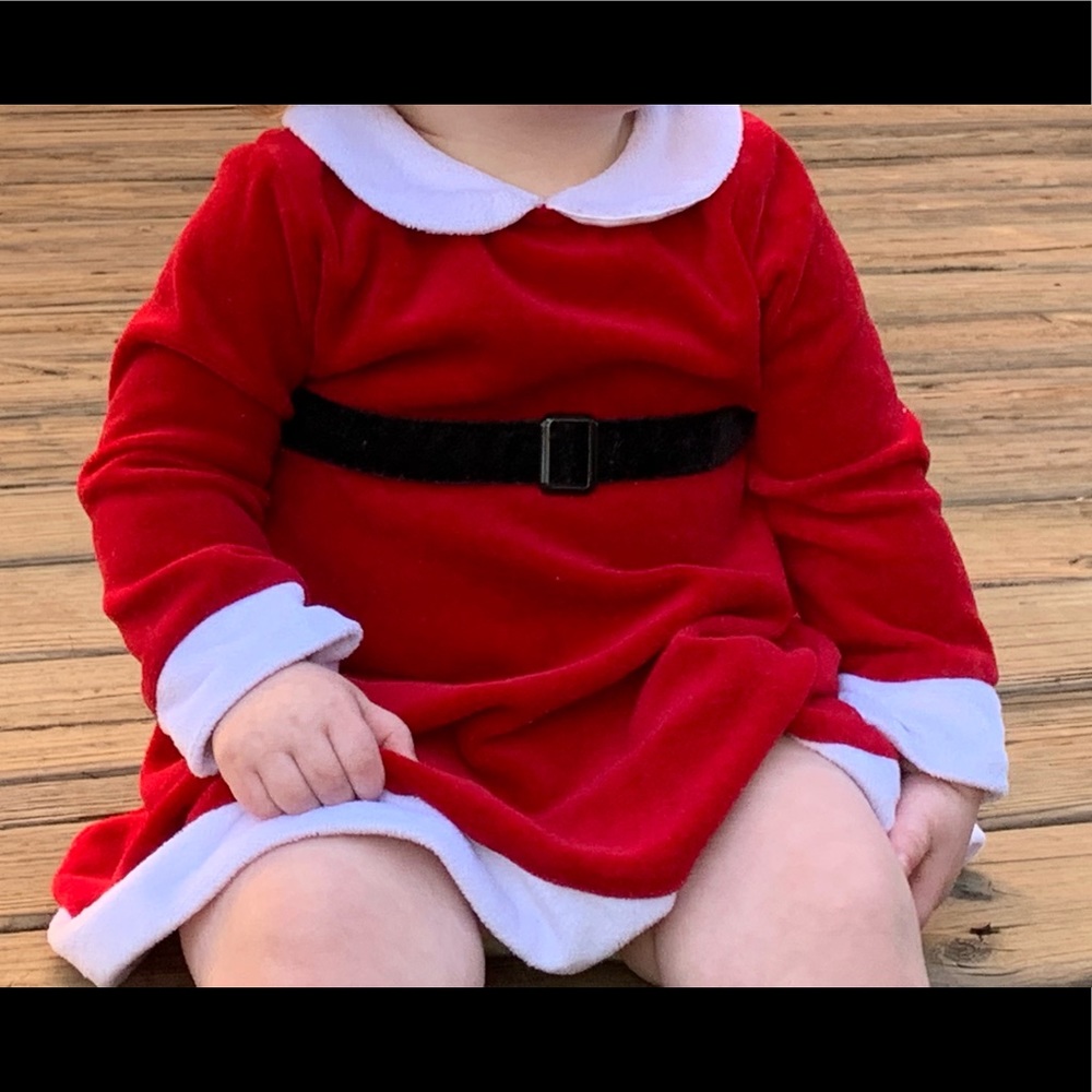 Toddler Baby Girl Santa Claus Christmas Dress